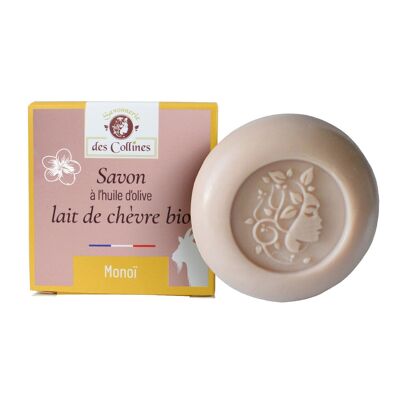 Savon lait de chèvre parfum Monoï