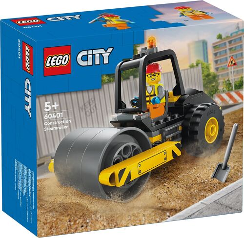LEGO 60401 - Rouleau Compresseur De Chantier City
