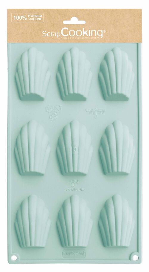 Moule silicone 9 madeleines