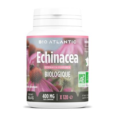 Equinácea Orgánica - 400 mg - 120 comprimidos