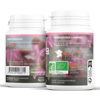 Echinacea Biologique - 400 mg - 120 comprimés 2