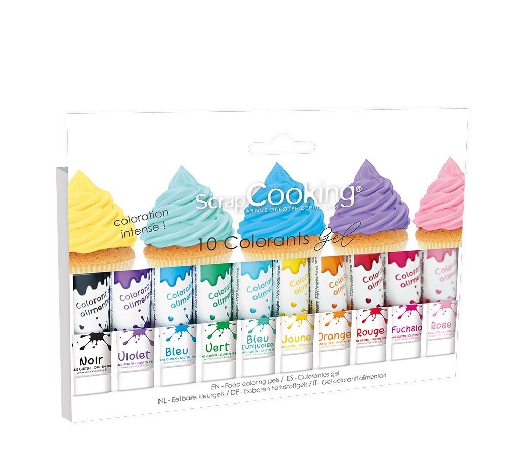 Scatola da 10 coloranti in gel