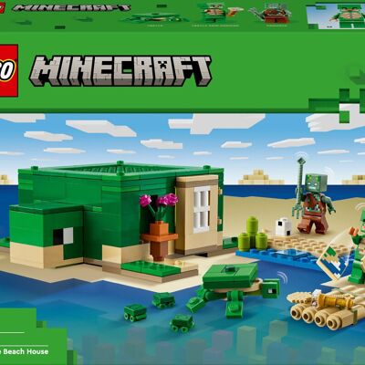 LEGO 21254 - Casa de Playa Tortuga de Minecraft