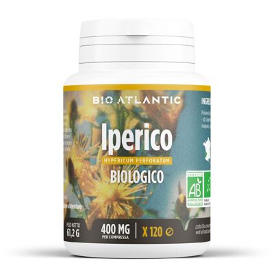Hierba de San Juan Orgánica - 400 mg - 120 comprimidos