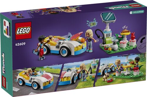 LEGO 42609 - Voiture Electrique Et Borne Friends