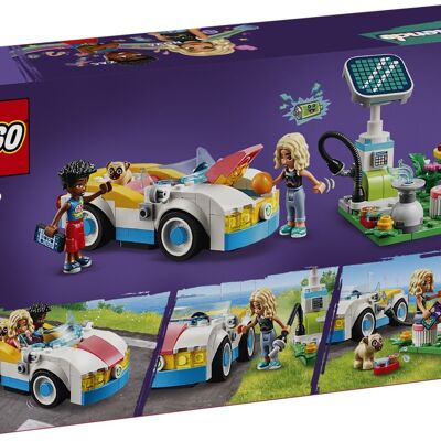 LEGO 42609 - Voiture Electrique Et Borne Friends