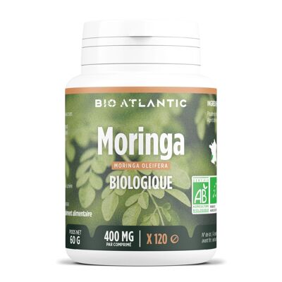 Moringa Orgánica - 400 mg - 120 tabletas