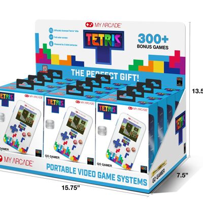 12 Handheld-Konsolen – Tetris – Offizielle Lizenz – My Arcade