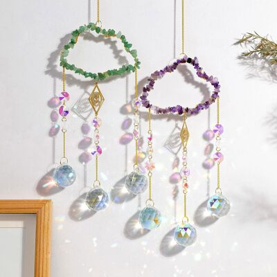 Pendentif Crystal Cloud Suncatcher suspendu