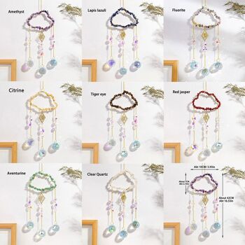 Pendentif Crystal Cloud Suncatcher suspendu 13