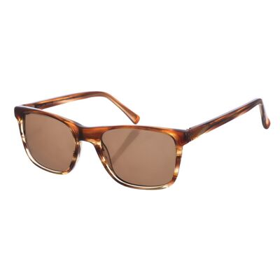 Zen eyewear Gafas de sol de acetato y metal con forma cuadrada Z513 hombre