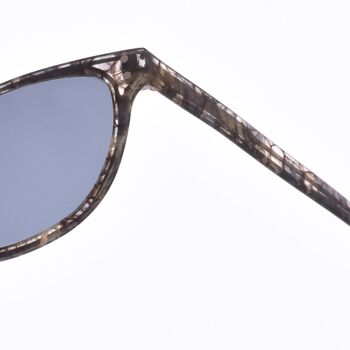 Zen eyewear Lunettes de soleil en acétate de forme rectangulaire Z399B femme 2