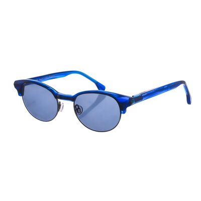 Zen eyewear Unisex Round Shape Acetate Sunglasses Z427