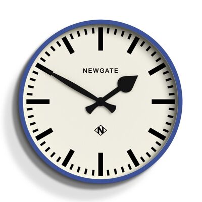 Orologio da parete ferroviario numero 3 - blu - Newgate