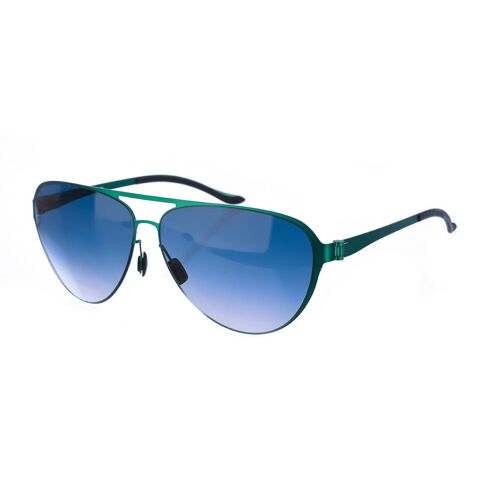 Mercedes Benz Sunglasses Gafas de sol de metal con forma rectangular M1046 hombre