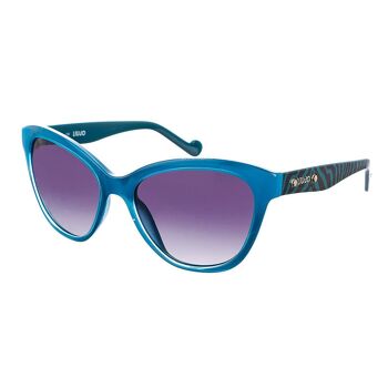 Lunettes de soleil Liu Jo Lunettes de soleil rectangulaires en acétate LJ604S femme 1