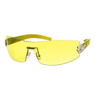 Exte Sonnenbrillen Acetat-Sonnenbrille mit rechteckiger Form EX-63702 Damen