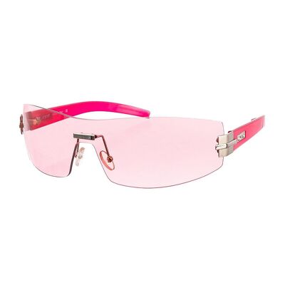 Exte Sonnenbrillen Acetat-Sonnenbrille mit rechteckiger Form EX-60607 Damen