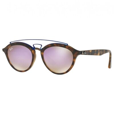 Lunettes de soleil Ray Ban Justin forme ovale RB41656226G55 unisexe