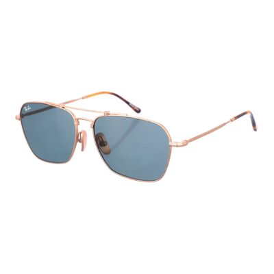 Ray Ban rechteckige Metallsonnenbrille RB8136M914358 Unisex