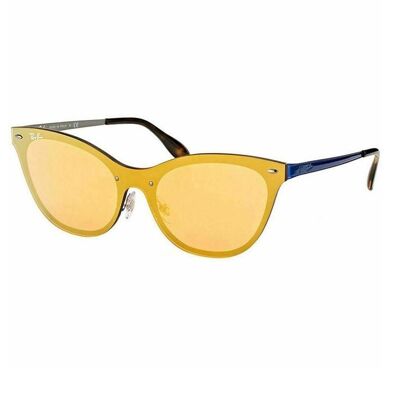 Ray Ban Round Shape Metal Sunglasses RB8147M914350 Women