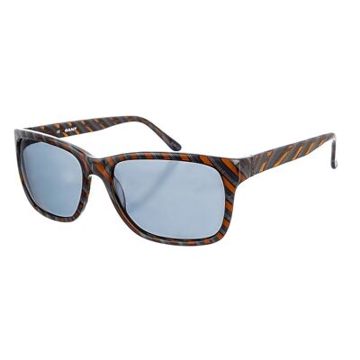 Gant Rectangular Acetate and Metal Sunglasses GS2006BRNBL Men