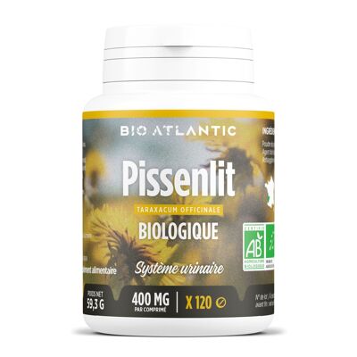 Pissenlit Biologique - 400 mg - 120 comprimés