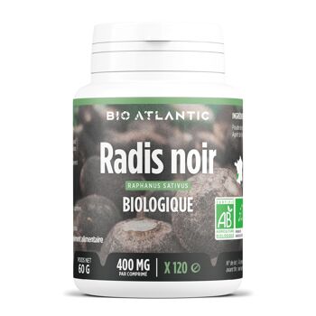 Radis noir Biologique - 400 mg - 120 comprimés 1