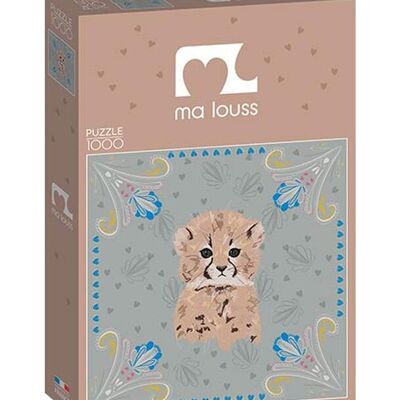 Leopard puzzle made in France