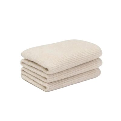 Manta/base de lana para cama con estructura acanalada – lana merino – 60x120cm
