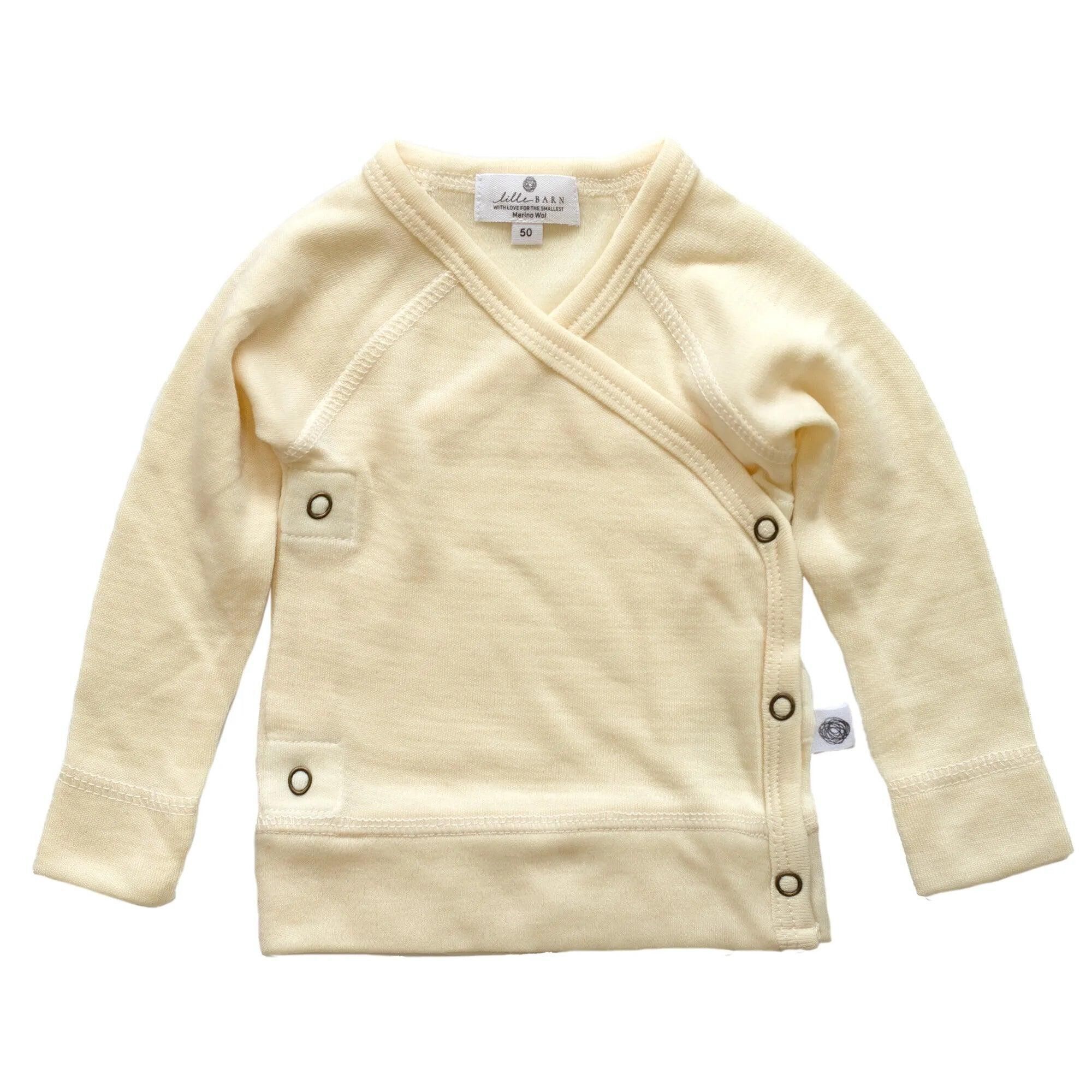 Buy wholesale Baby woolen wrap sweater Merino wool Natural