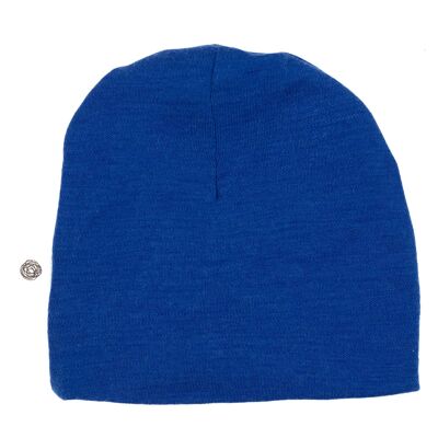 Woolen baby hat - Merino wool - True Blue