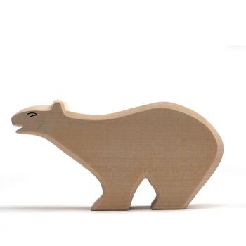 Animaux jouets en bois - Famille d’ours polaires - Montessori - Jouets ouverts 4