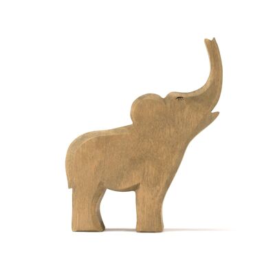 Animali giocattolo in legno - Elefantino - Montessori - Giocattoli aperti
