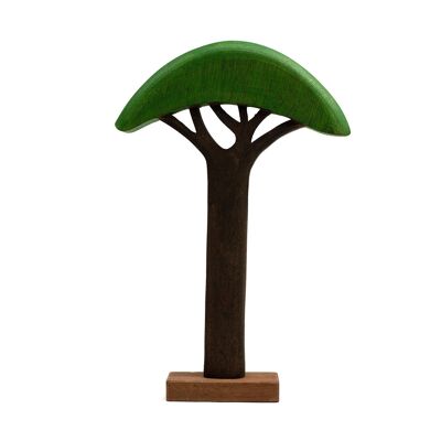 Holzspielzeug - Afrikanischer Baum aus Holz - Montessori - Spielzeug mit offenem Ende