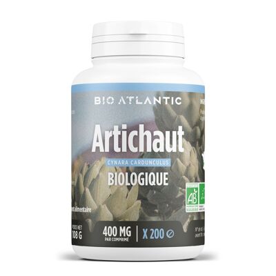 Organic Artichoke - 400 mg - 200 tablets