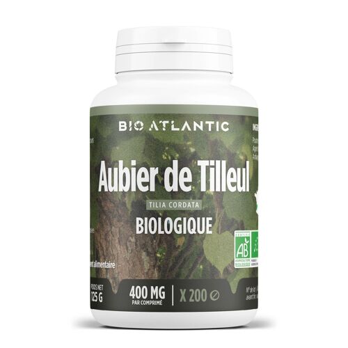 Aubier de Tilleul Biologique - 400 mg - 200 comprimés
