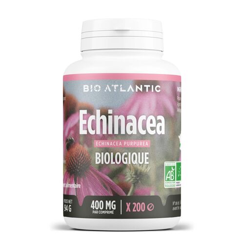 Echinacea Biologique - 400 mg - 200 comprimés