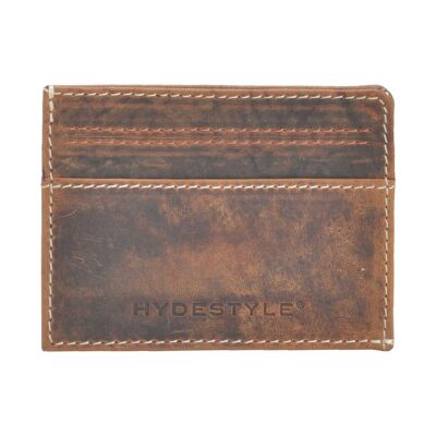 Portafoglio / porta carte di credito in pelle invecchiata #GW708