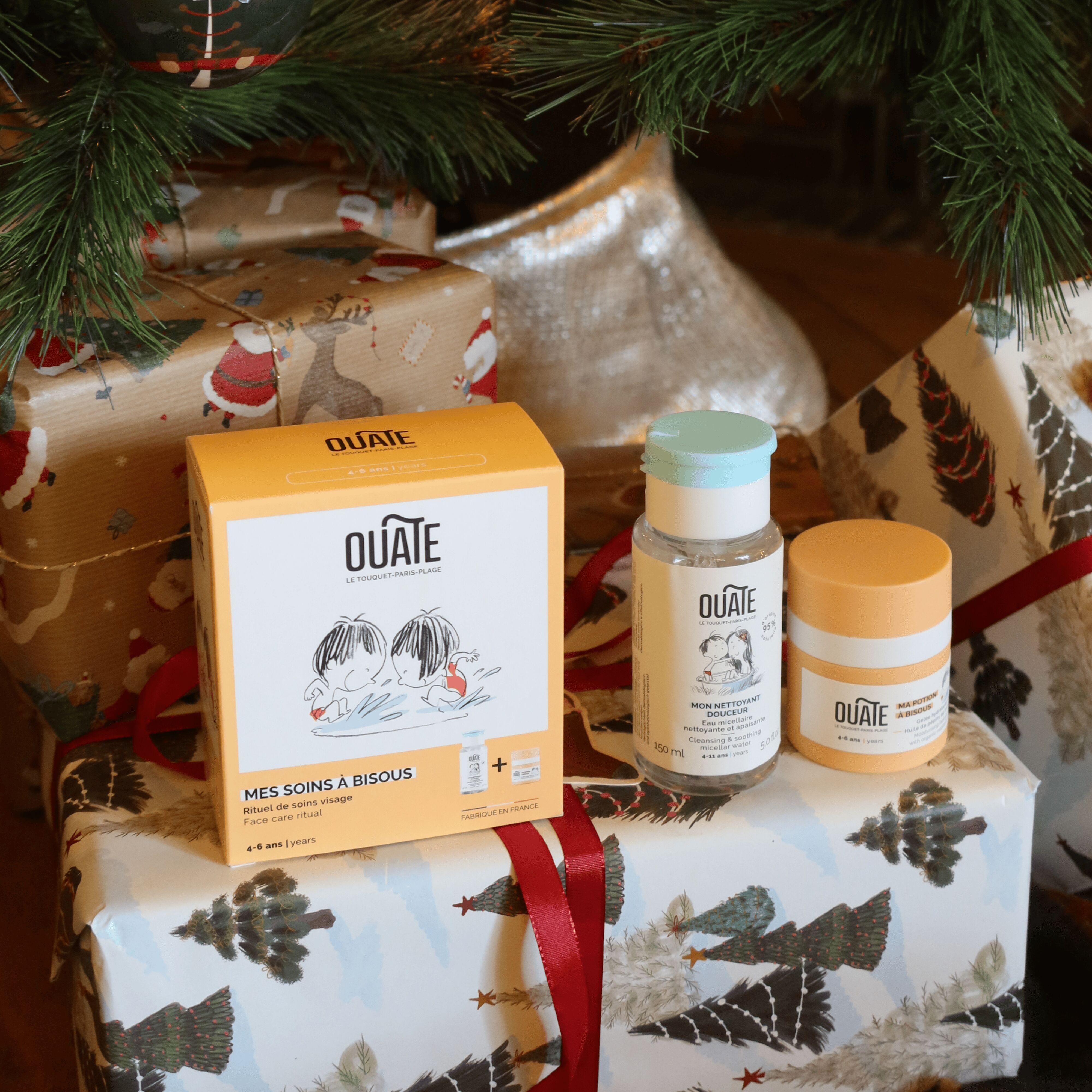 My Kisses Care Set 4/6 anni - cura del viso biologica per bambini - lozione detergente + crema idratante per bambini