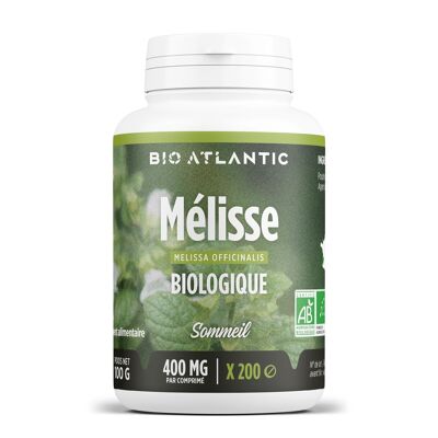 Melissa biologica - 400 mg - 200 compresse