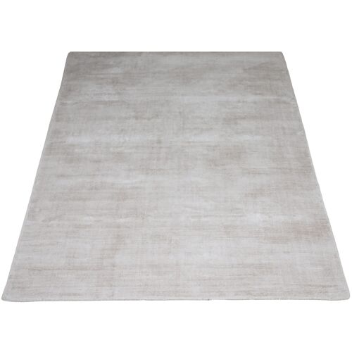 Carpet Viscose Light Grey 160 x 230 cm