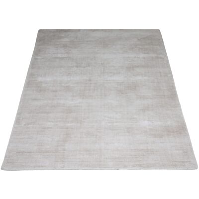 Tapis Viscose Gris Clair 160 x 230 cm