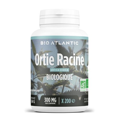 Ortie racine Biologique - 300 mg - 200 comprimés