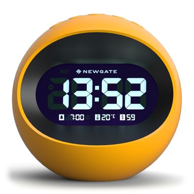 Center Of The Earth Alarm Clock - Yellow - Newgate