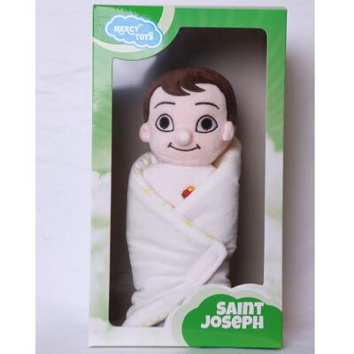 Peluche Niño Jesús en caja regalo 25 cm con fular