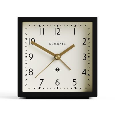 Reloj despertador Equinox - Blanco y negro - Newgate