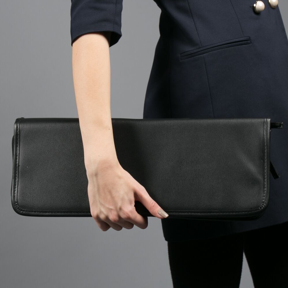 Schwarze Reiseetuis für Krawatten oder Schals