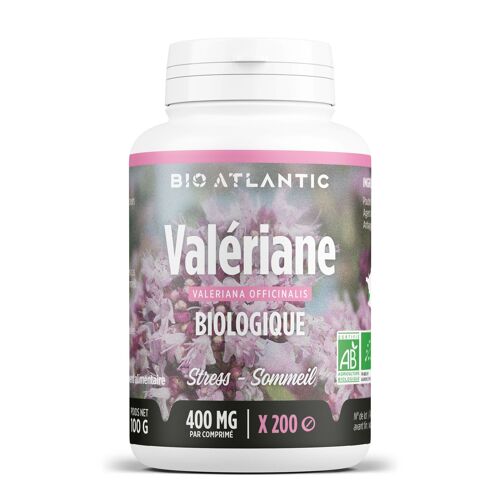 Valériane Biologique - 400 mg - 200 comprimés