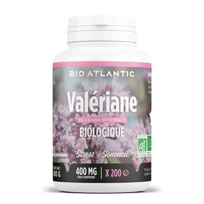 Organic Valerian - 400 mg - 200 tablets